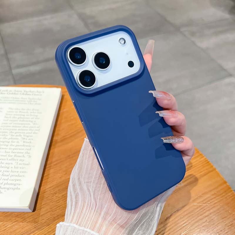 Luxury Matte Candy Color Silicone TPU Skin Feel Soft Case for IPhone 17 Air 16E 15 14 13 Pro Max Stain-Resistant Anti-Fall Cover