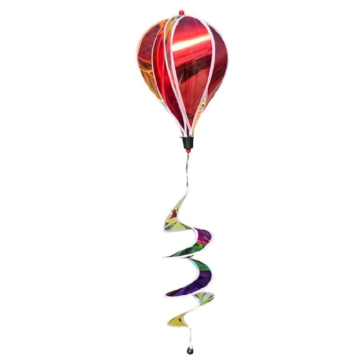 Multifunctional PVC Rotating Hot Air Balloon Wind Spinner for Outdoor Gardens Patios Balcony Weather Proof Ornaments