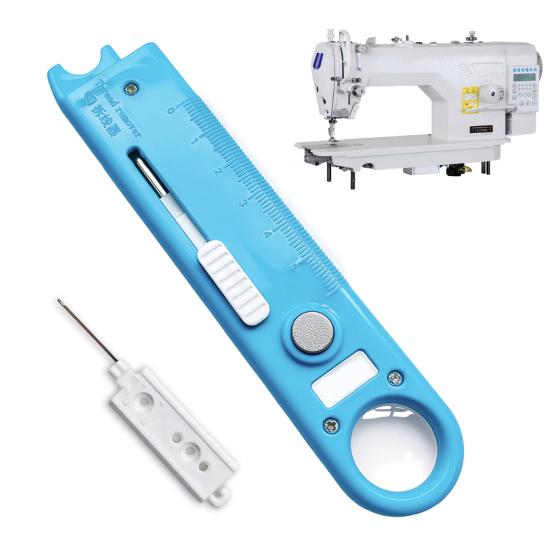 1/2Pcs 4-In-1 Sewing Threader Tool with Seam Remover, Magnifying Glass, Magnetic Seam Guide, Needle Threading Helper Tools, Sewing Accessory