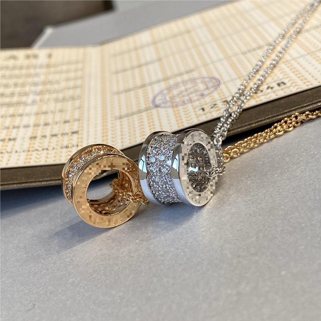 V Gold Seiko Edition CNC Seiko Große Taille Voll Diamant Halskette Partner Modell Vergoldet 18k