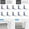 Zebras Shade Mounting Brackets,Metal Blinds Bracket Window Repair Set Heavy Duty Support for (72mm) Zebras Shade,Blinds