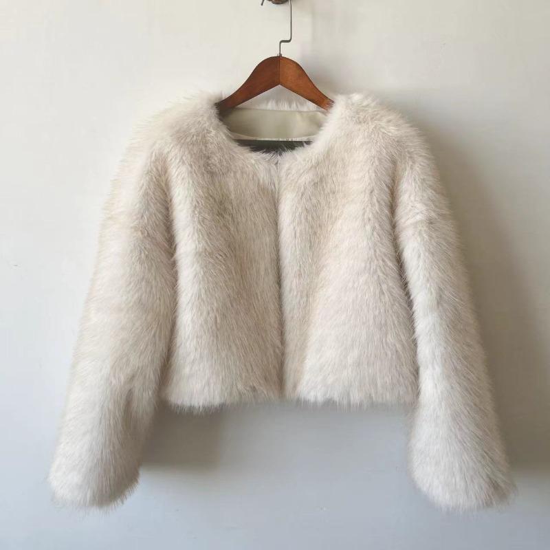 Autumn and winter fur coat short tokas fur women's casual street fox fur coat