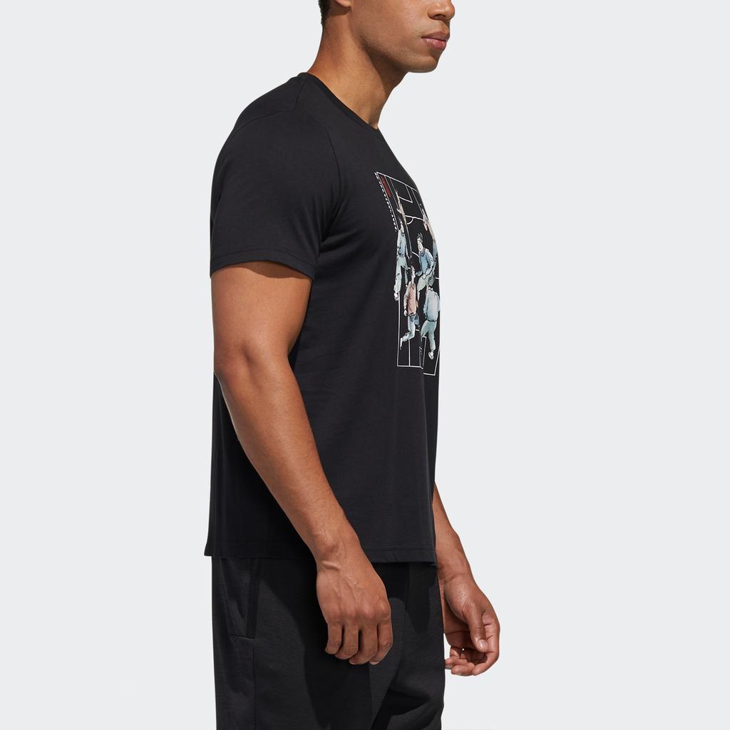 Adidas Set-in Sleeve T-Shirt Men's Black GF3988