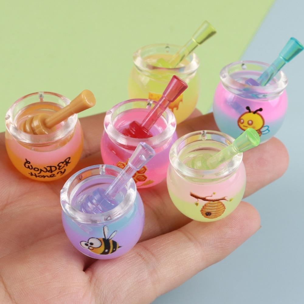 

8pcs Creative Mini Luminous Ornament Glowing Pendant Accessories Doll House Decor