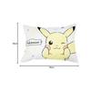 MORIPiLO Pokemon Pillow Cover (Pikachu Soft Peach Skin) Junior Size Children's Yellow 35x50cm Goods Stuffed Toy Cover Zipper Type Washable Small Cute