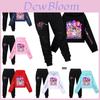 Kpop Demon Hunters Pattern Kids Hoodie And Jogger Set With Cotton Fabric For Active Kids