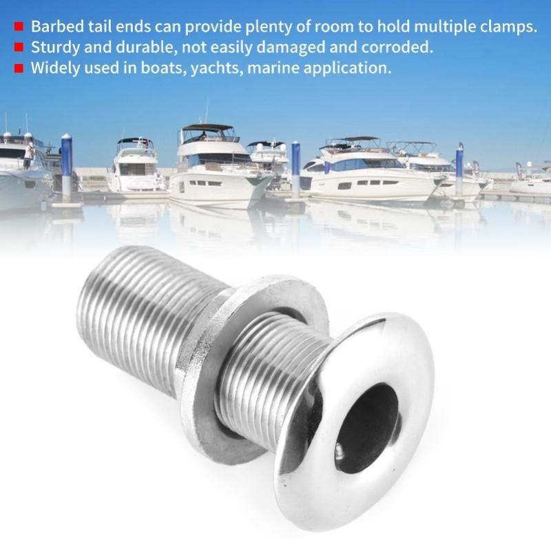 3/4in Marine Boat Deck Filler Key Drain Vent Cap With Mirror Polishing Stainless Steel Hardware
