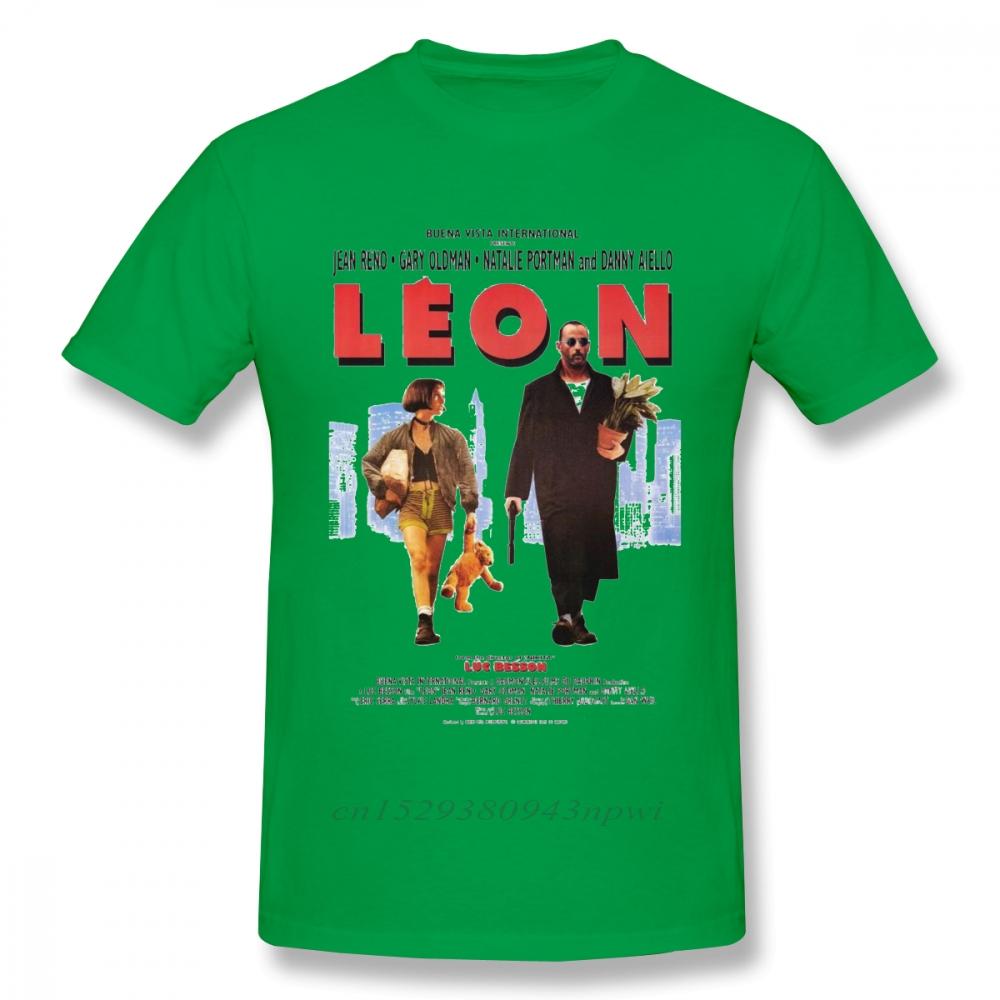 LEON The Professional Vintage T Shirt For Male 3D Print Nice Summer Breathable Camiseta Casual Top Design Tees