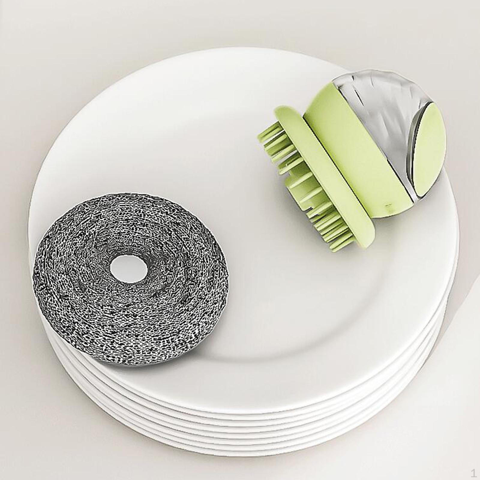 

Easy Clean Soap Dispenser Brush - Effortlessly Your Dishes and Pots зелений