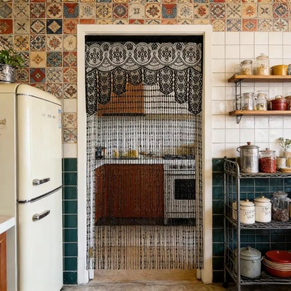 String Door String Curtain Jacquard Wall Closet Curtain Boho Door Drapes  Curtain Decorations