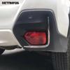 Rear Fog Light Lamp Eyelid Eyebrow For Subaru XV Crosstrek SUV 2018-  Chrome Foglight Strip Trim Accessories Car Styling