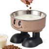 Elevated Pet Bowls Anti-Tip Stainless Steel Cat Dog Food Water Dishes Raised Feeding Bowls for Pets Dogs Food Water Feeding