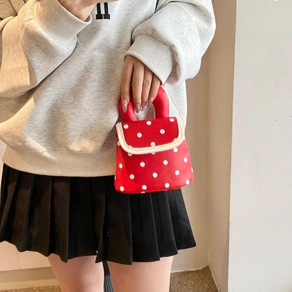 

Elegant Mini Crossbody Bag Cute Mini Lipstick Bag Retro Small Bucket Bag Girls чорний
