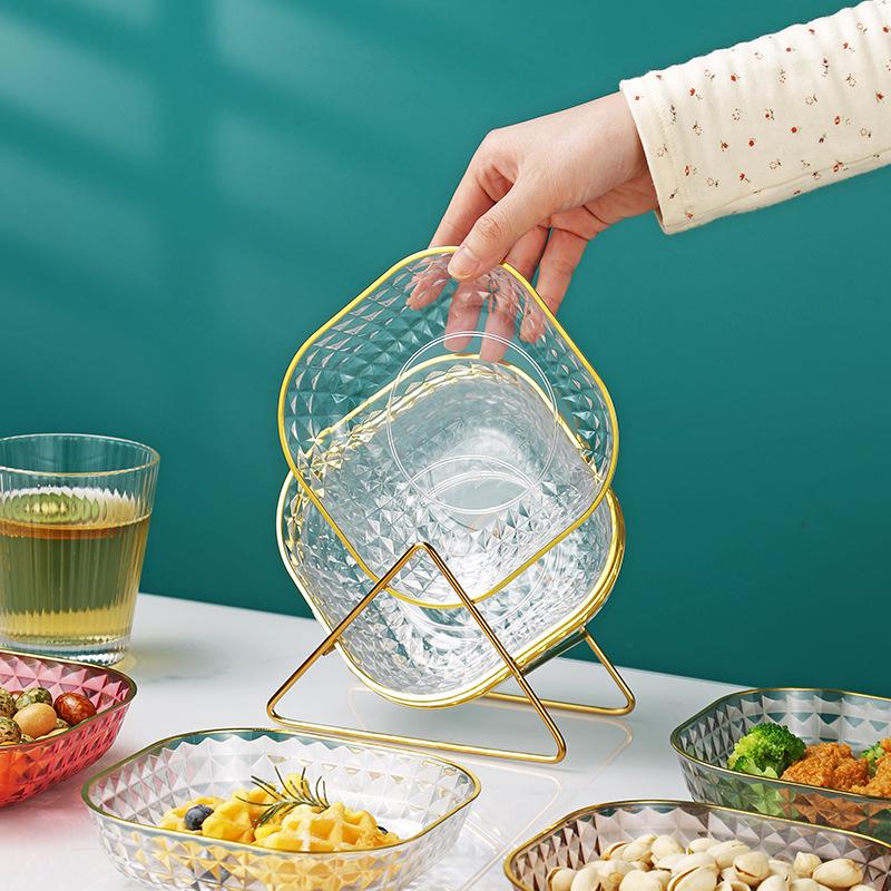 Nerozbitný Průhledný Luxusní Talíř na kosti - Malý Talíř v Japonském Stylu