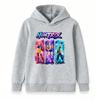 Kids Boys Girls Hoodie Cool Anime Character Printed Long Sleeve Casual Pullover Sweatshirt For Youth Daily Wear