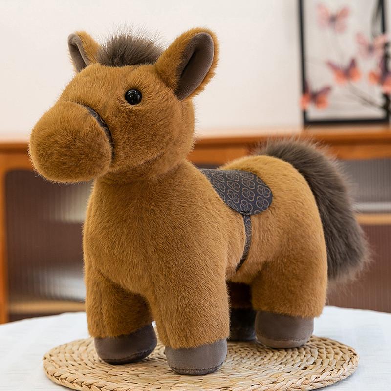 Chinesisches Sternzeichen Pferd Plüschtier Weiches Kuscheltier Für Kinder Und Sammler