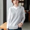 Women's Pure Cotton Knitted Sweater Vest Static-free Knitted Sweater Vest Korean Style Slim Fit Versatile Sleeveless Top