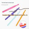 Colorful 9-Piece Crochet Hook Set for Knitting and Crafting