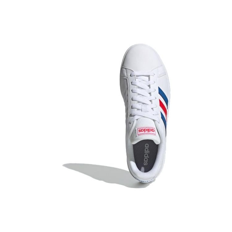 adidas Grand Court Base 'White Blue Active Red' Men's EE7901