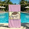 Cartoon Towel For Outdoor Camping Beach Towel Cute Super K-Kurimanju-Es Absorbent Quick-Drying Summer Towel