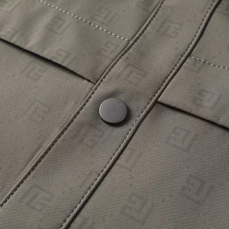 JOW Men's Fashion Print Casual Lapel Jacket