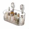 Suction Cup Shower Holder Waterproof Wall Mounted Washroom Shelf Strong LoadBearing Drill Storage