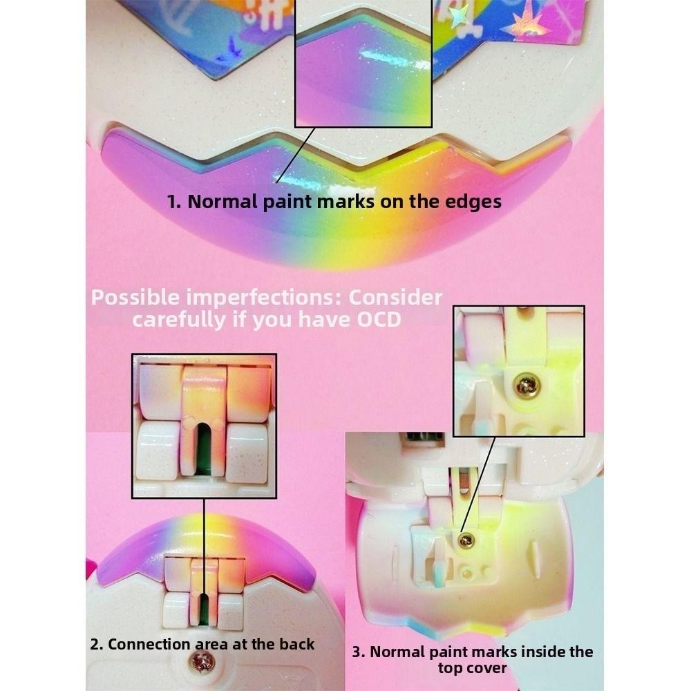 Rainbow Colors Replacement Case Parts for Tamagotchi Paradise Pet Machine Accessory