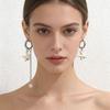 Creative Design Starfish Earrings White Color Ocean Style Earrings Starfish Pendant Earrings  Gift