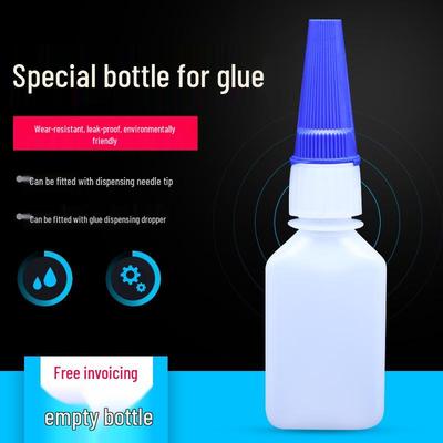 Universal 20g Quick-Drying Glue Bottle with Steel Needle