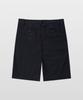 MANNERGRAM [Half-Set Japanese Imported Fabric] Single-Pleat High-Density Cotton Half Pants Dark Navy