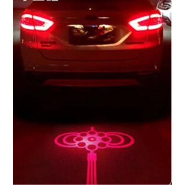 Car Motor Motorcycle Tail Decorative Car Logo Projector 12V  24V LED Emergency Braking Back UP Stop Laser Light