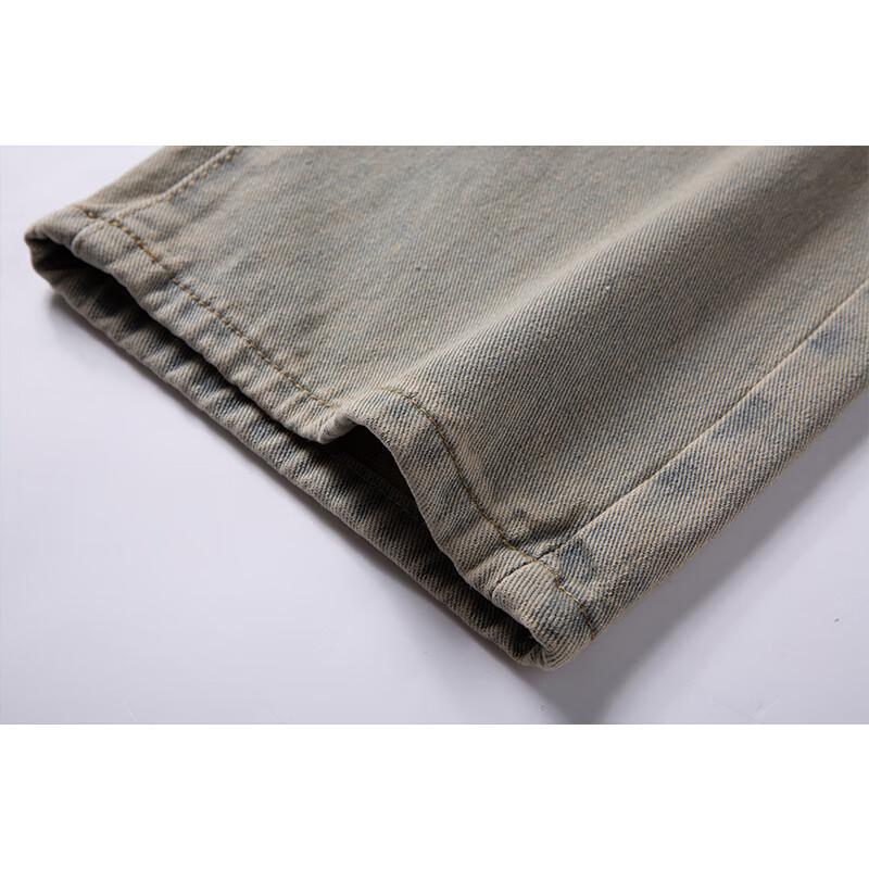 Men's All-Season Relaxed Fit Flared Denim Jeans