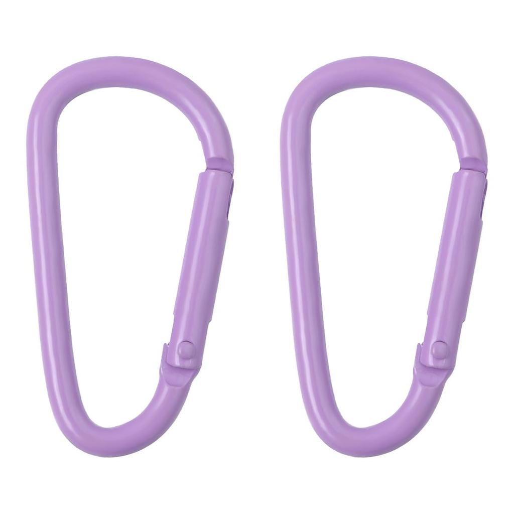 1-10 Stück Aluminium Sprühlackiert Ovalbahn Kletterverschluss Karabiner für Schlüssel Tasche Zubehör