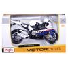 Maisto 1/12 Scale BMW S1000RR White/Blue / Diecast Model Car, Motorcycle, Finished Model 10042