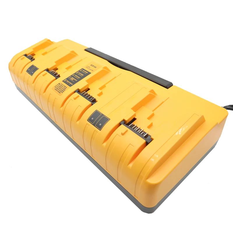 DCB104 Lithium Battery Charger 4-Port 3A Current For 10.8V 12V 14.4V 18V For FlexVolt 20V 60V DCB127 DCB105 DCB118 DCB112