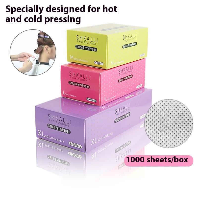 1000Pcs Hair Perm Papers Mesh Wraps M/L/Xl Size High Toughness Hairdressing Color Paper Professional Stylist Tools Hair Salon