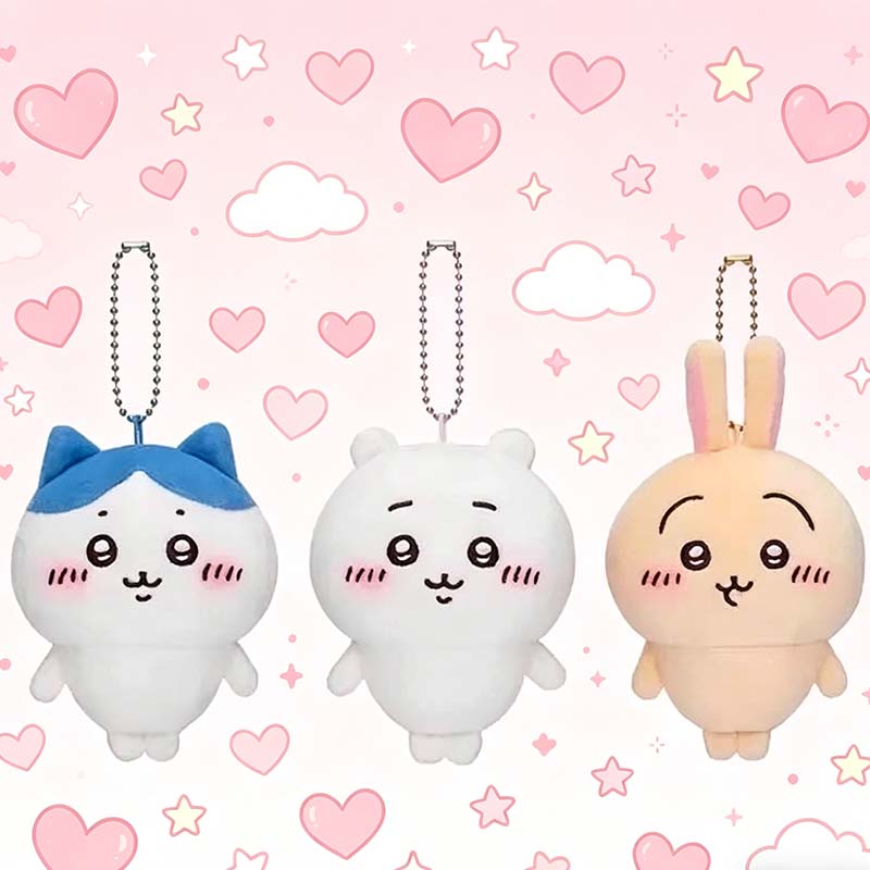 Plush Kawaii Chiikawa Usagi Plush Keychain Cute Anime Backpack Charm Pendant Plaything For Kids Present For Kids Girls