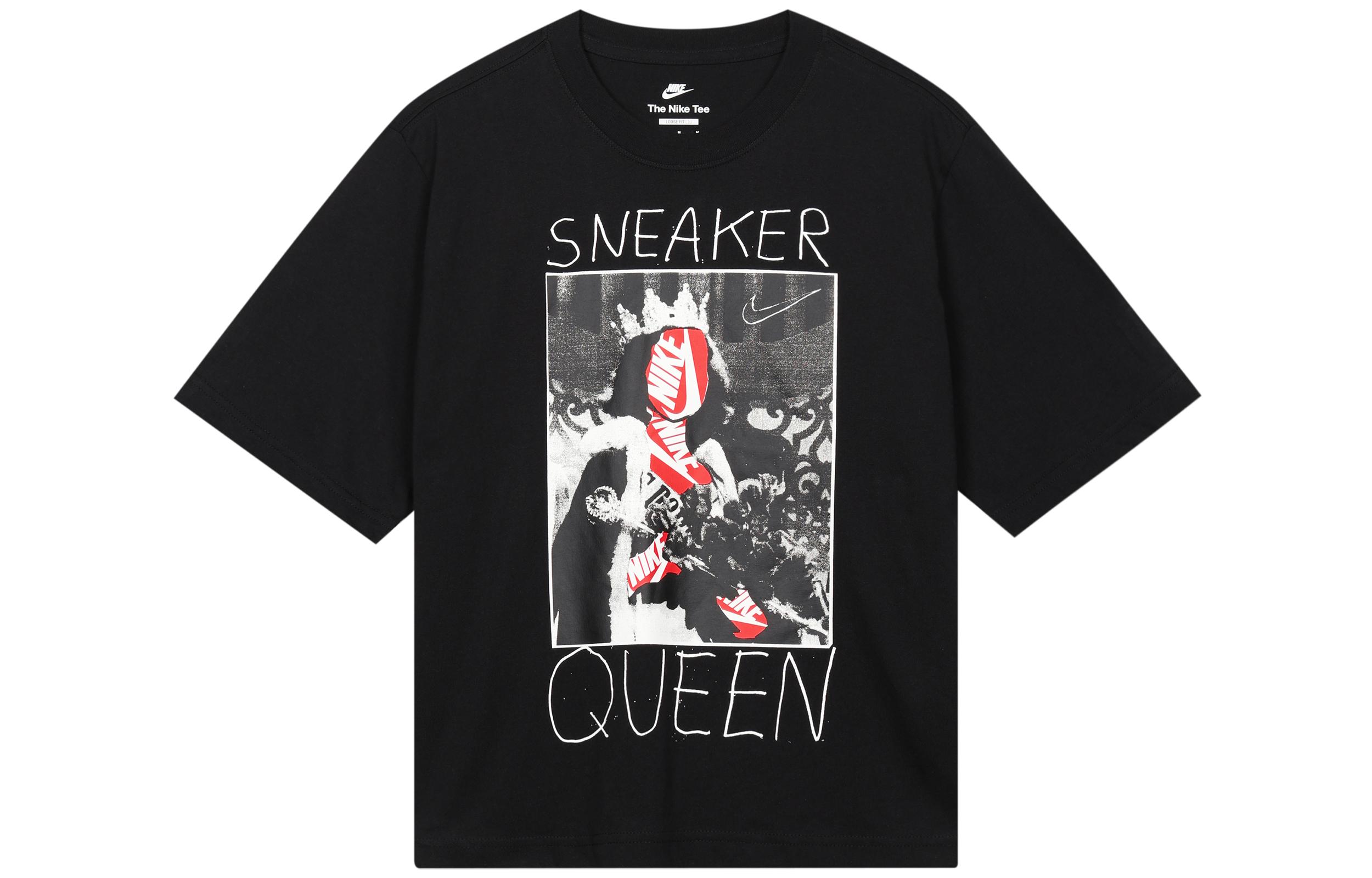 Nike Set in Sleeve T Shirt Women s Black FD2532-010 S