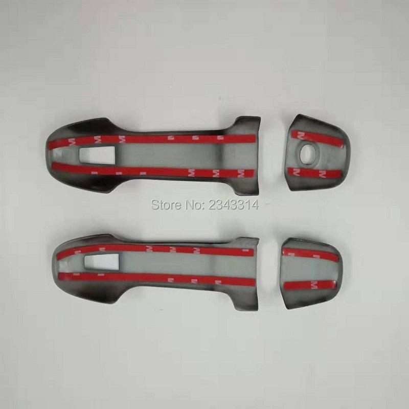 For Toyota GT86 2017 2018 Accessories Door Handle Bowl Cover ABS Carbon Fiber Outer Handle Cover gt86 External Car Styling