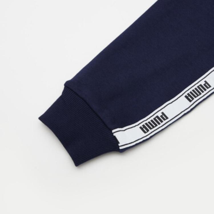 Puma Vintage Logo Print Crew Neck Genser Herre Topper Blå 848722-06