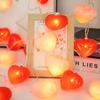 LED Heart String Lights for Qixi, Valentine's Day, Birthdays, Proposals, and Romantic Room Decor.