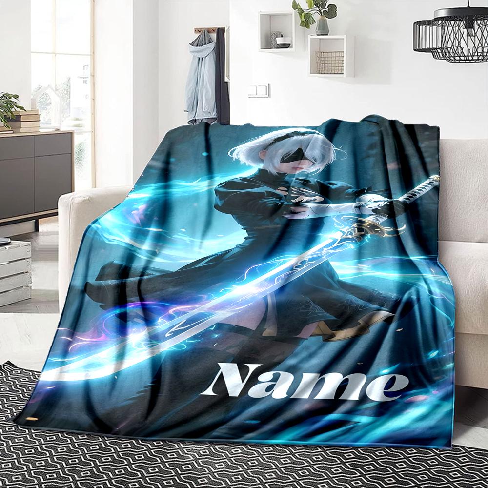 Custom Name Ghostly Urban Legends blanket for Couch & Bed, Plush Cozy Fuzzy Blanket Super Soft & Warm Blankets for Fall and Winter. 0908158