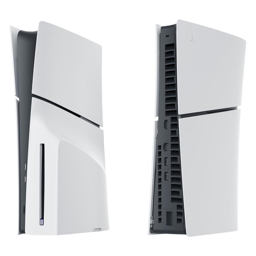 ABS Hard Case Replacement Faceplate Anti-Scratch Face Plate Console Cover Dustproof Shockproof for PS5 Slim Disc Edition Console
