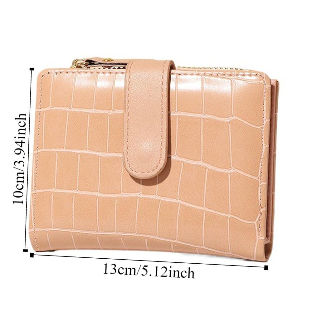 PU Leather Women's Wallet Multi-Cards Slot Mini Coin Pocket Practical Credit Cards Holder  Travel