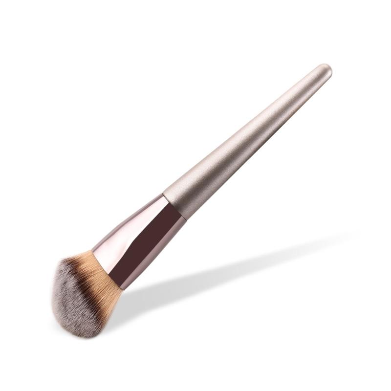 Angled Face Brush Dense and Soft Synthetic Fibers Powder Buffing Brushes For Seamless Makeup Cream Blending Brushes