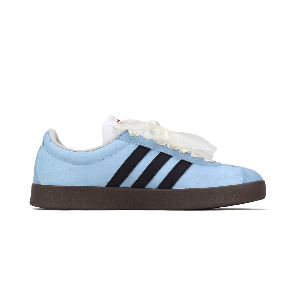 Adidas VL COURT 2.0 Slip Resistant Cushioning Abrasion Resistant Low top Skateboard Shoes Unisex Blue Black HQ1802(Team462-)