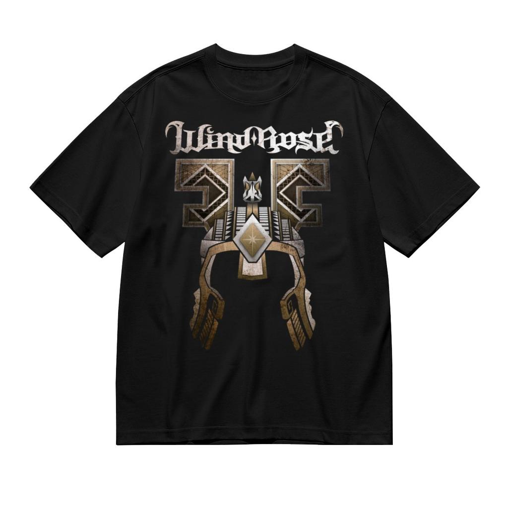 Wind Rose Poweretal Band Warrior Helmet T-Shirt
