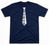 Piano Keyboard Tie Print T Shirt Unisex Summer Cotton Short Sleeve Tee Musician Pianist Funny Graphic Casual Harajuku Y2k Top