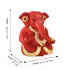 Ganesh Idol Murti Statue for Car Dashboard Gift Ceramic Terracotta Gold Plated Ganesha Ganpati Idols Showpiece Figurine