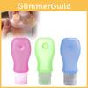 Solid Color Silicone Gel Portioning Bottles Travel Outdoor Lotion Shampoo Bottle